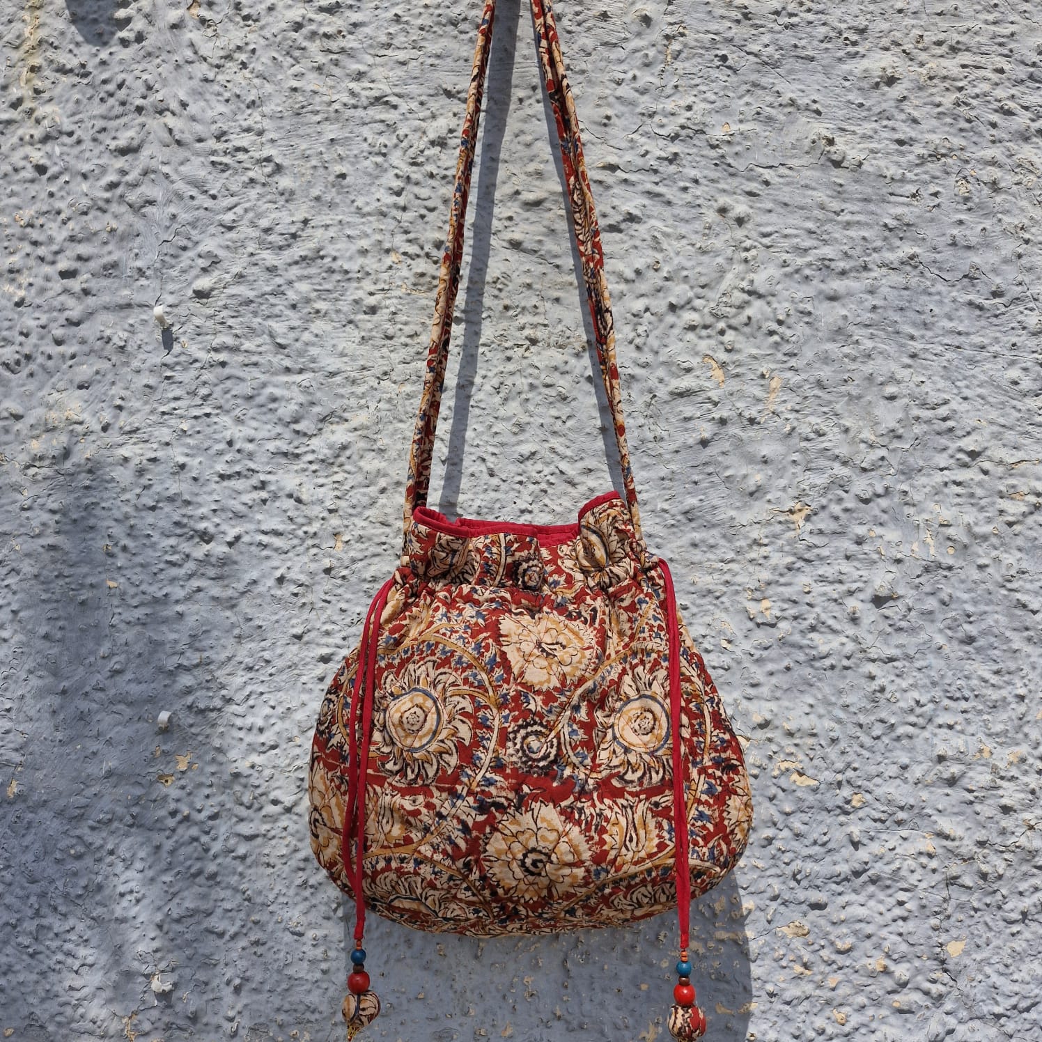 Quilted Drawstring Potli Bags