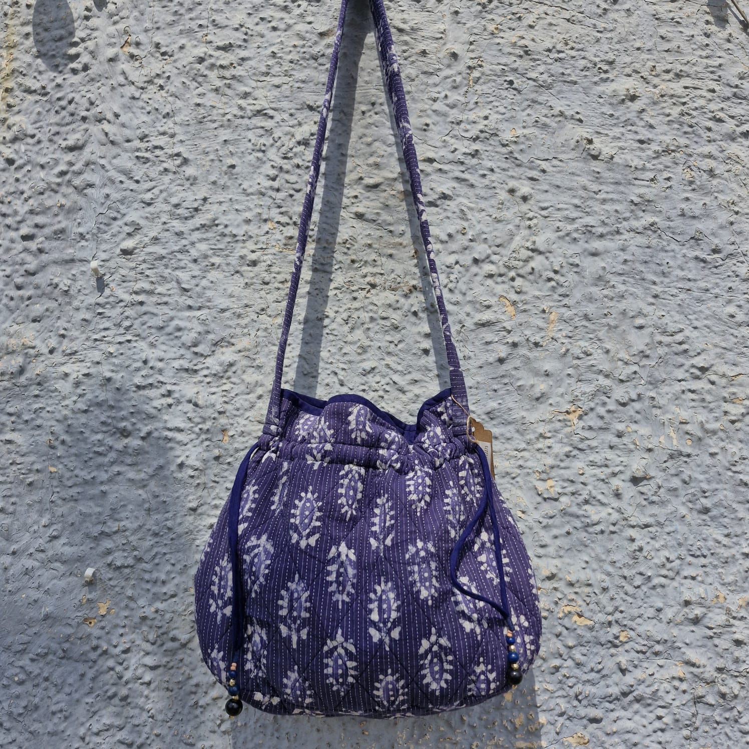 Quilted Drawstring Potli Bags