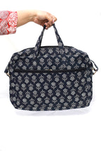 Black Handcrafted Handblock  Laptop Bag