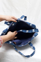 Indigo Handblock Handcrafted Laptop Bag