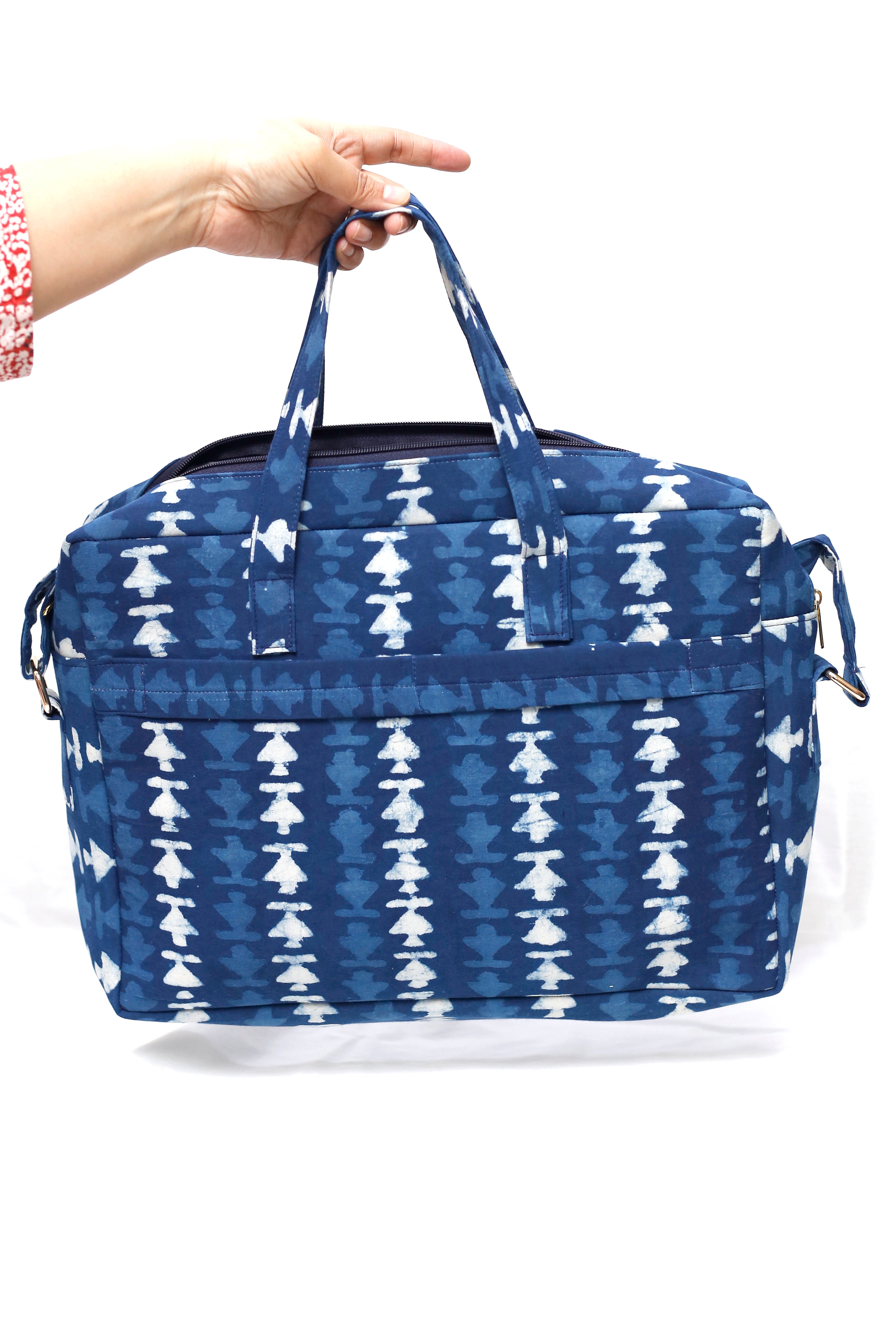 Indigo Handblock Handcrafted Laptop Bag