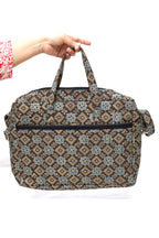 Brown Ajrakh Print Handcrafted Laptop Bag