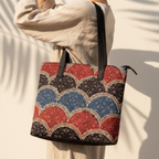 Maroon and Indigo Ajrakh Shoulder bag