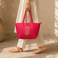 Maroon Embroidered Bag
