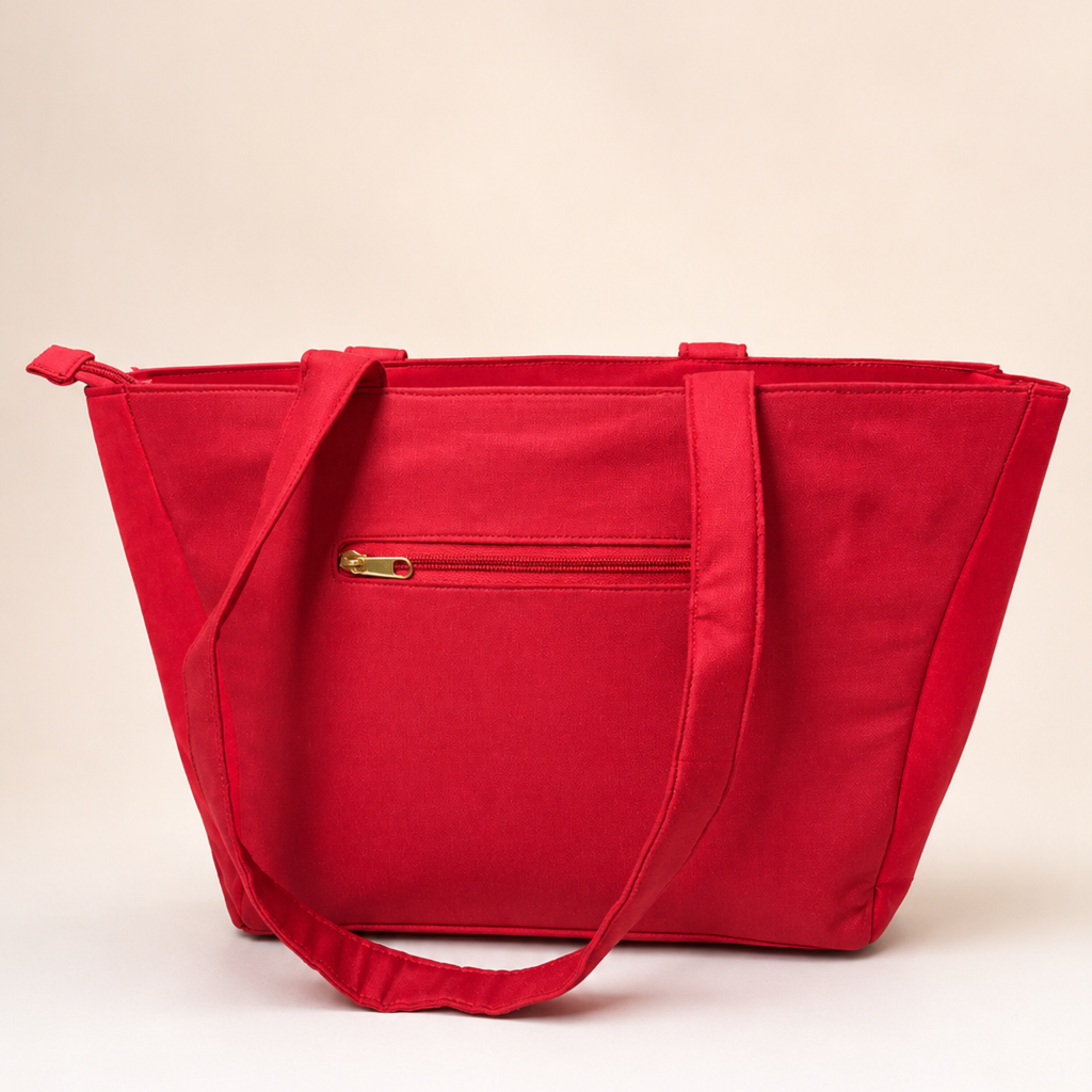 Maroon Embroidered Bag