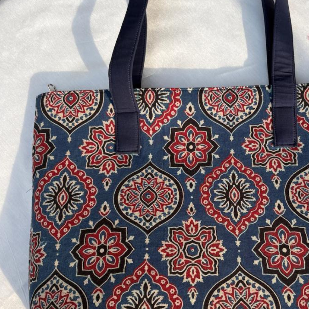 Indigo Ajrakh Shoulder bag