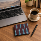 Brown & Blue bifold Wallet