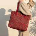 Maroon Ajrakh Shoulder bag