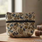Floral Ajrakh Quilted Laptop Sleeve