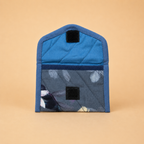 Coin Pouch - Floral Grey
