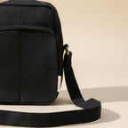 Black Cotton Crossbody/Fanny Packs