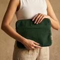 Olive Canvas iPad Sleeve