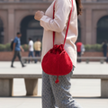 Red Quilted Potli Bag