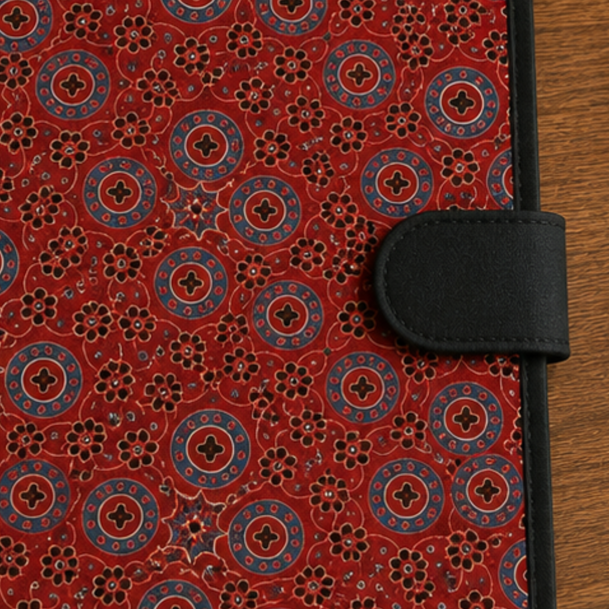 Handcrafted File Folder - Red Ajrakh