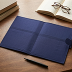 Indigo Handcrafted File Folder