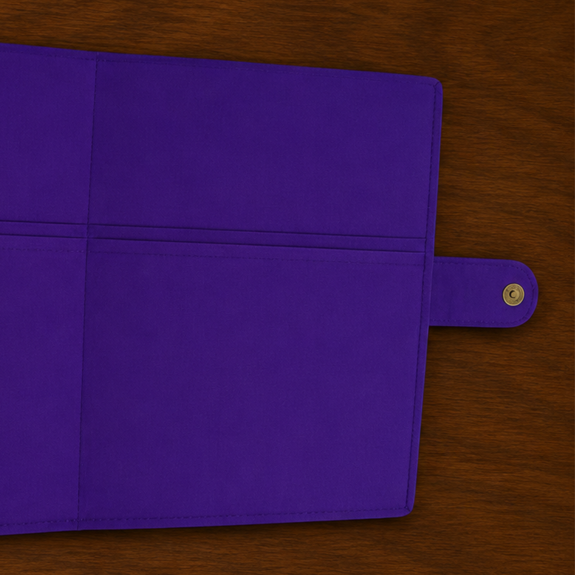Handcrafted File Folder - Purple Handblock Print