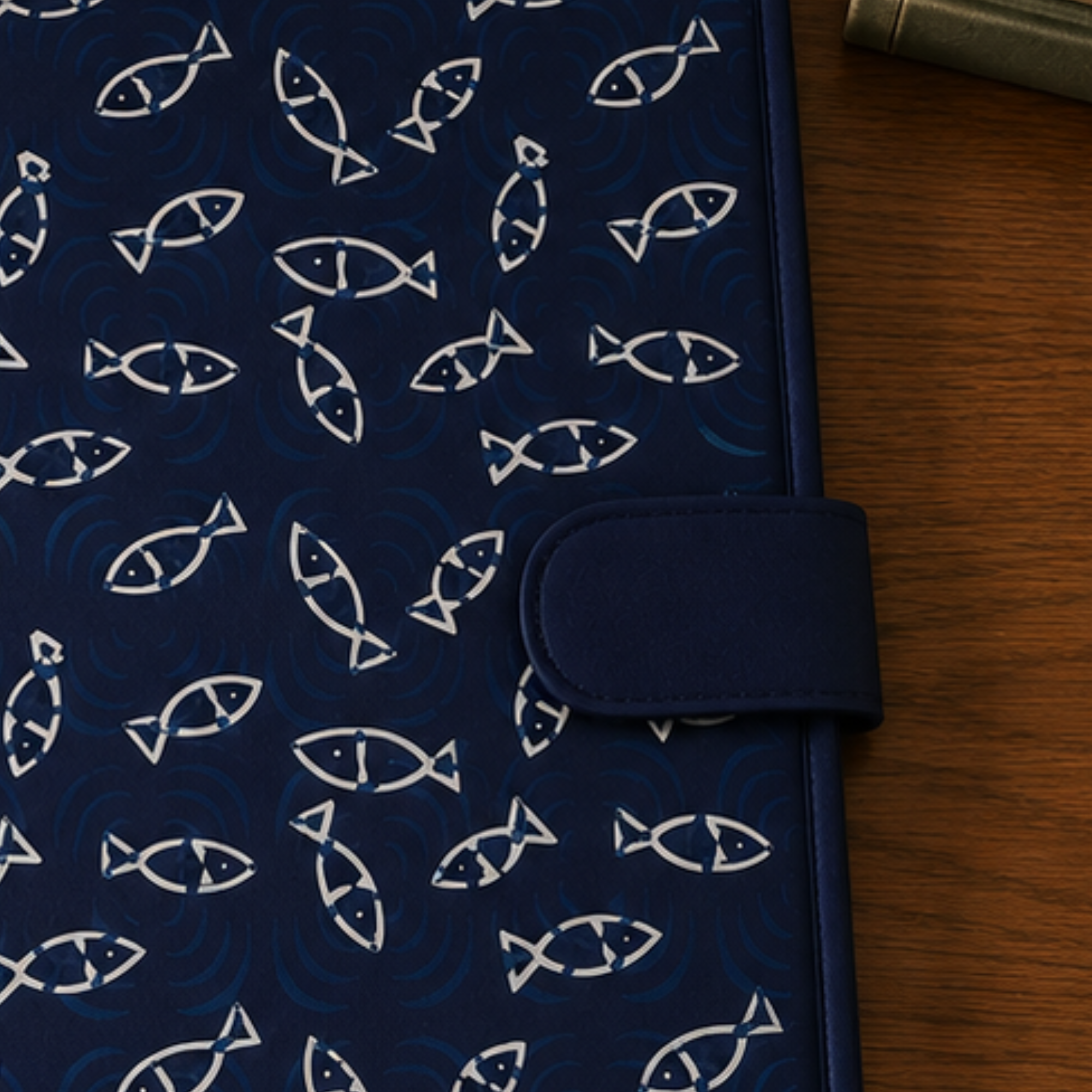 Handcrafted File Folder - Indigo Handblock Print