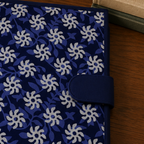 Handcrafted File Folder - Blue Handblock Print