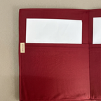 Red Block Print File Folder