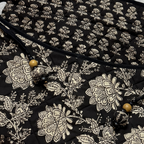 Black Quilted Potli Bag