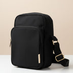 Black Cotton Crossbody/Fanny Packs
