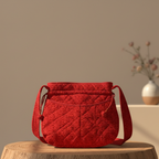 Red Quilted Potli Bag
