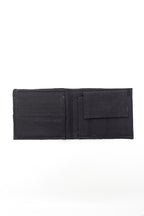 Black Handcrafted Woven Ikkat Print Men Wallet