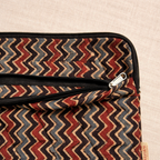 Black Ajrakh  Quilted Laptop Sleeve
