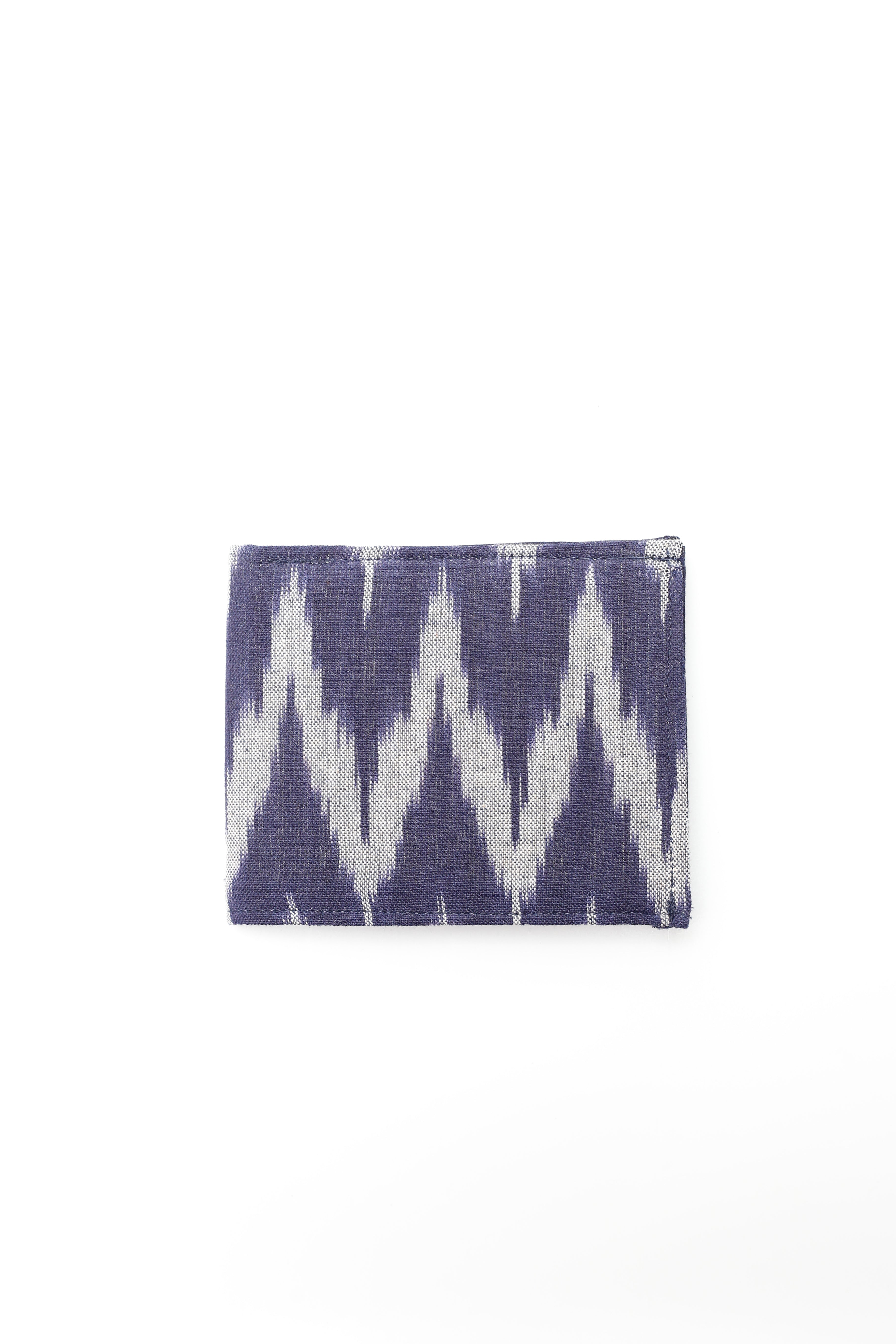Indigo Handcrafted Woven Ikkat Print Men Wallets