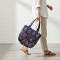 Indigo Ajrakh Handcrafted Quilted Tote Bag