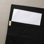 Black Ikkat Print File Folder
