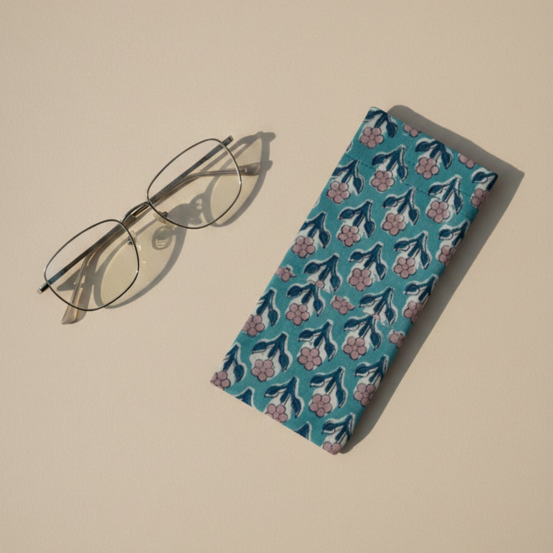 Blue Eyeglass/Spectacle Case