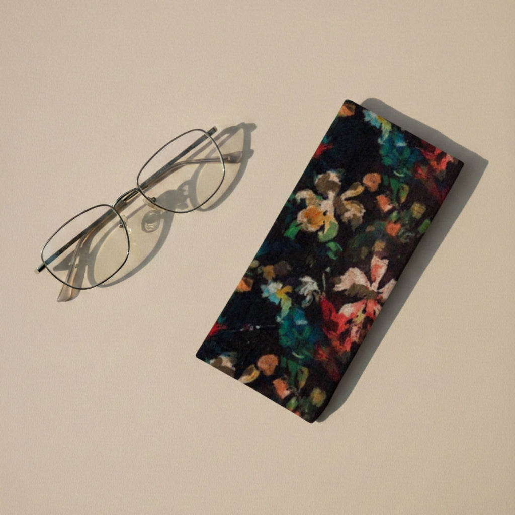 Multicolored Floral Eyeglass/Spectacle Case