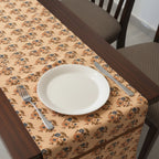 Beige Bloom Table Runner