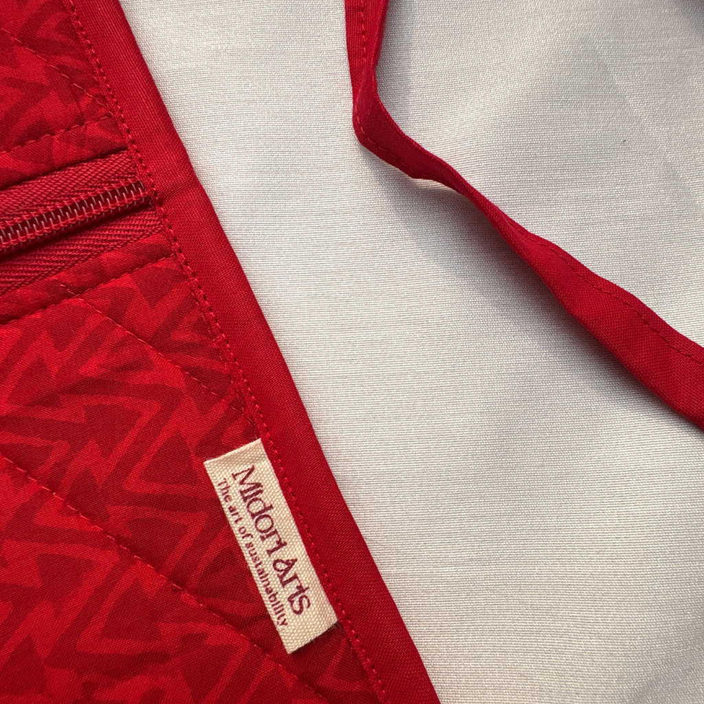 Red Quilted Sling Bag