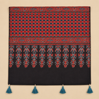 Stoles - Maroon Ajrakh Print Modal Silk Stole
