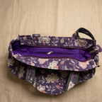 Vine Floral Handblock Print Tote Bag