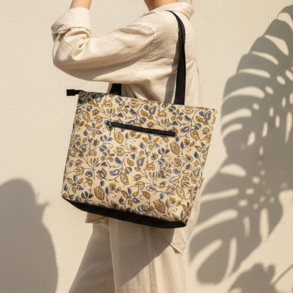Floral Ajrakh Shoulder bag