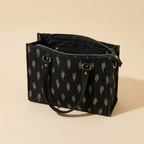 Black & White  Ikkat  Tote Bag
