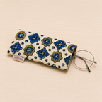 Beige Ajrakh Eyeglass/Spectacle Case