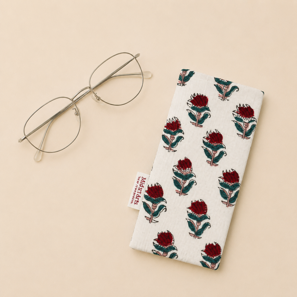 White Eyeglass/Spectacle Case