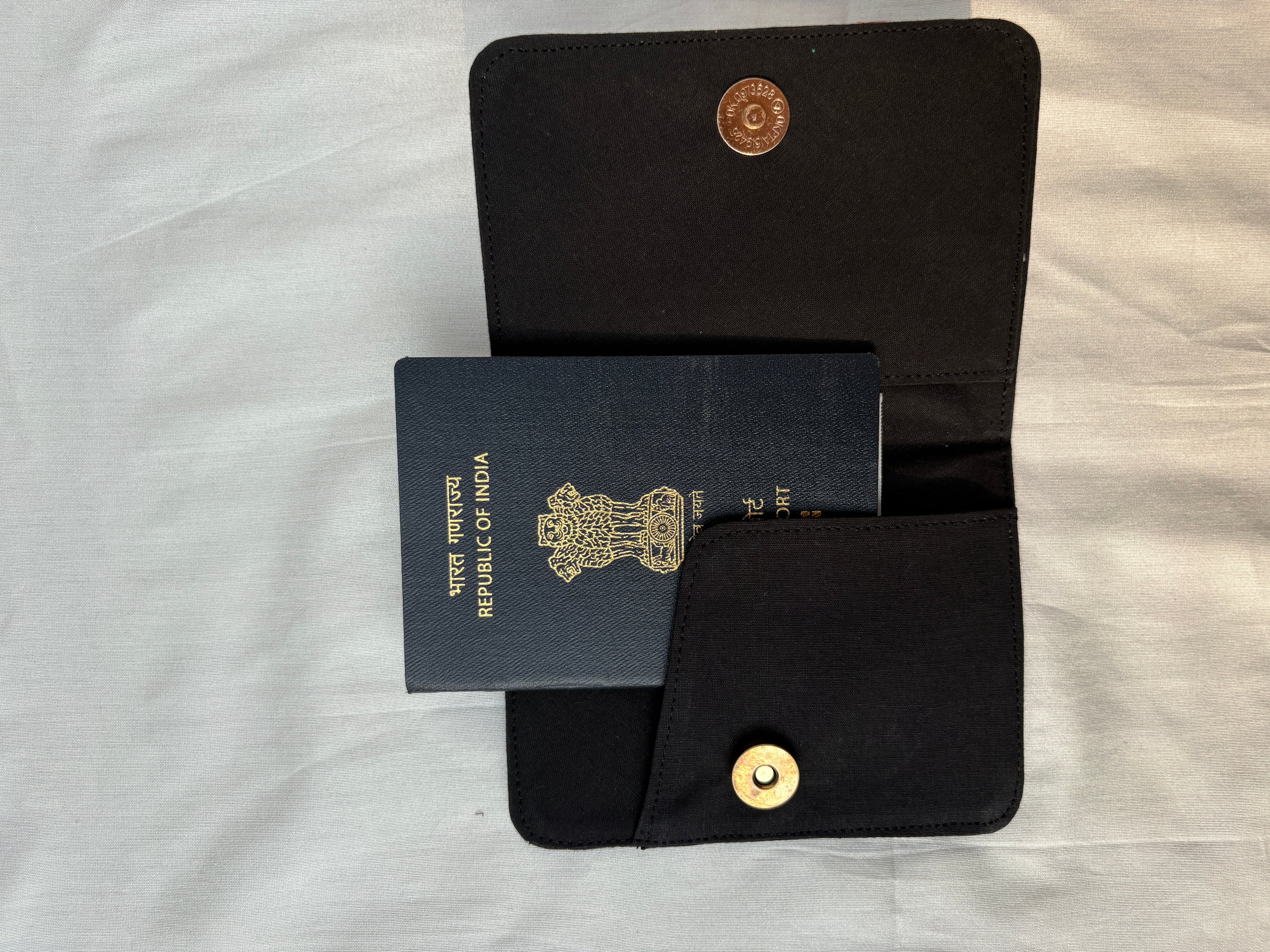 Striped Passport Cover - Travel Essential