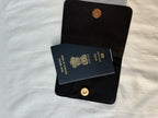 Denim Blue Passport Cover - Travel Essential