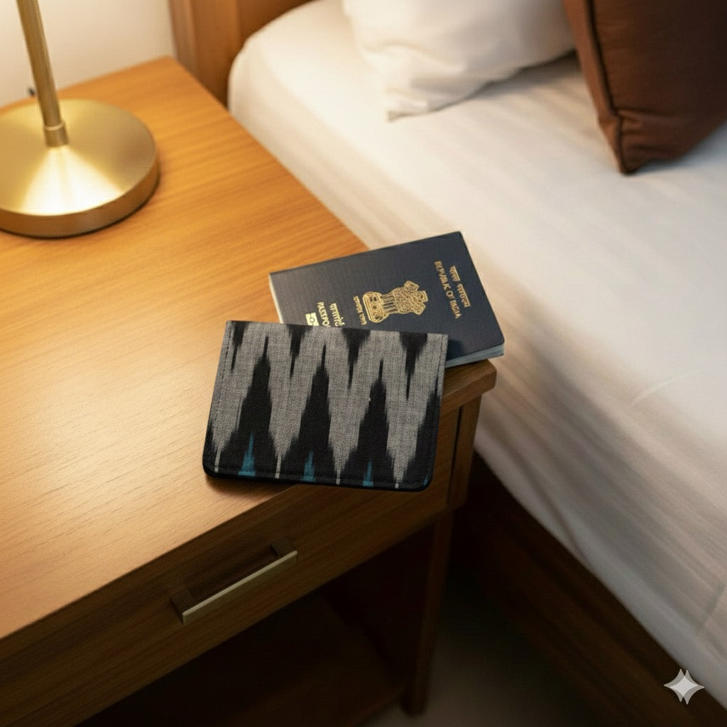 Ikkat Passport Cover - Travel Essential