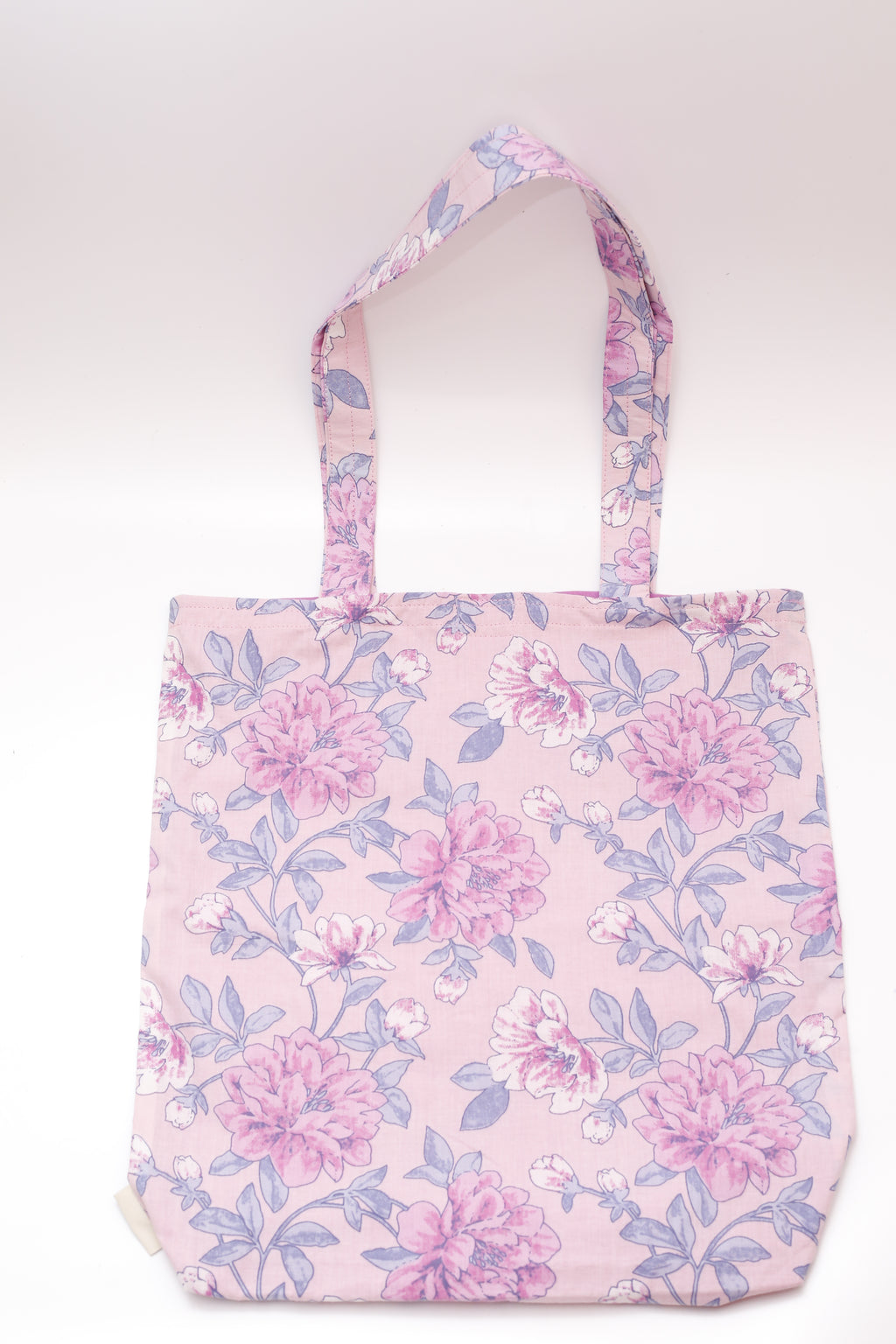 Floral Hand Block Print Grocery/Shopping Bag,Cotton Tote Bags