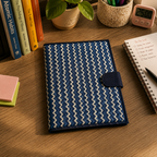 Handcrafted File Folder - Indigo Handblock Print