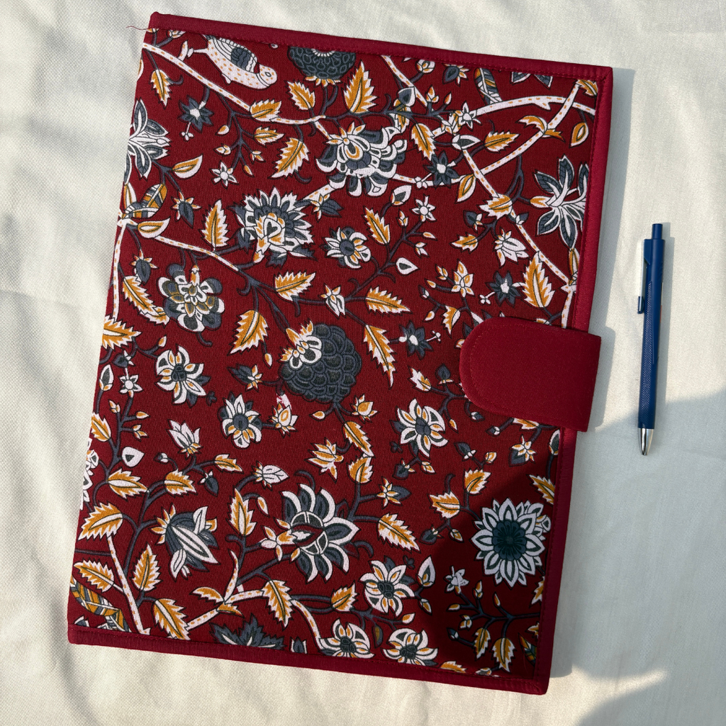 Floral Handcrafted File Folder