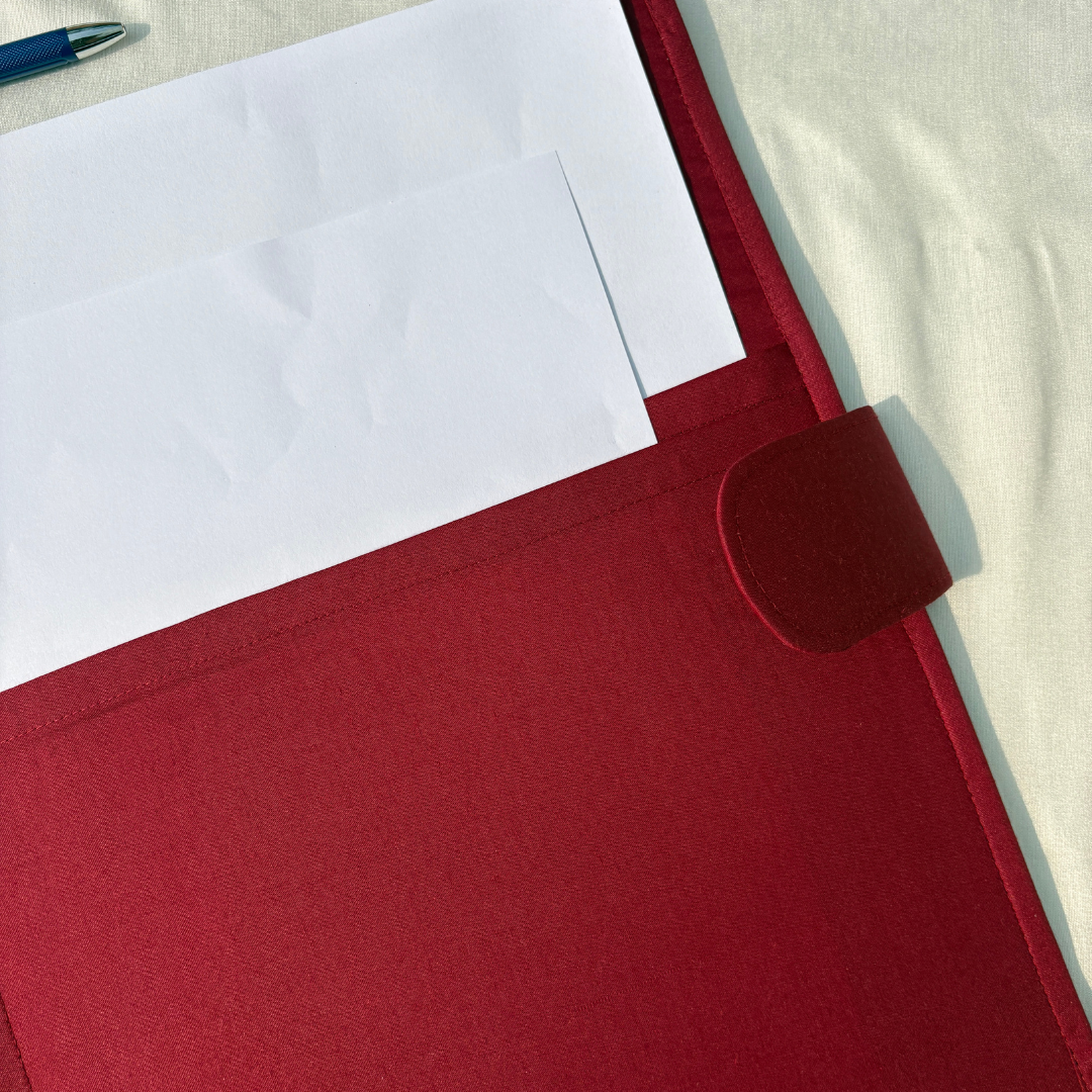 Floral Handcrafted File Folder
