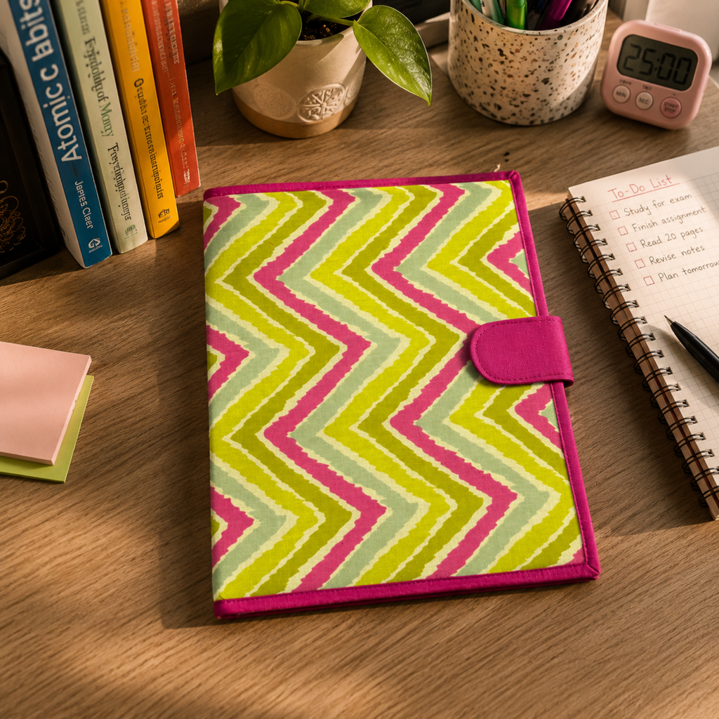Handcrafted File Folder - Handblock Print