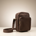 Brown Cotton Crossbody/Fanny Pack